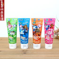 《贸》韩国我珂爱珀利警车 儿童护齿牙膏 洁净防蛀 水果味 60g