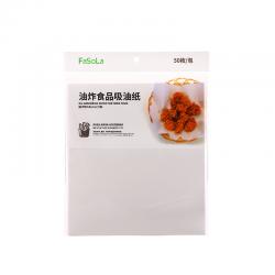 FaSoLa 油炸食品吸油纸厨房纸烤箱烘焙煎食物去油食用煲汤吸油膜