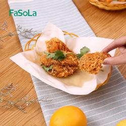 FaSoLa 油炸食品吸油纸厨房纸烤箱烘焙煎食物去油食用煲汤吸油膜
