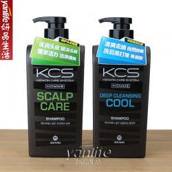 《贸》韩国爱敬KCS可希丝男士洗发水多效清洁洗发露头皮护理 550ml