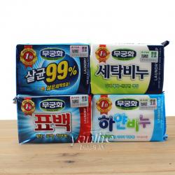 《贸》韩国芜琼花/無瑾花 99%衣物护理洗衣皂彩漂肥皂亮洁增白皂内衣皂230g