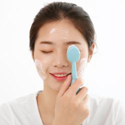 FaSoLa 葫芦柄洁面刷 软毛洗脸刷 手动毛孔清洁