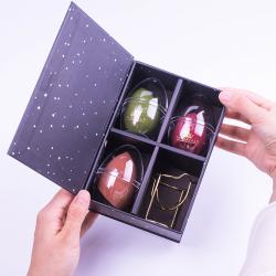 尔木萄 星空美妆蛋套装 葫芦海绵干湿两用粉扑 送架托（2024.9到期））