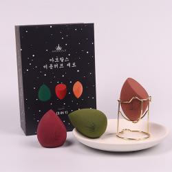 尔木萄 星空美妆蛋套装 葫芦海绵干湿两用粉扑 送架托（2024.9到期））