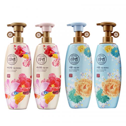 《贸》韩国LG ReEn睿嫣滋润花香系列洗发水/护发素 千里香/白檀香 500ml