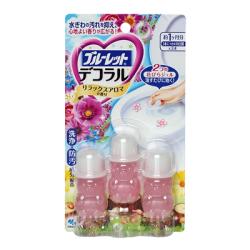 《贸》日本小林马桶开花凝胶去味 花瓣卫生间香薰洁厕小花 75g*3