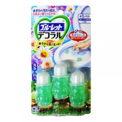 《贸》日本小林马桶开花凝胶去味 花瓣卫生间香薰洁厕小花 75g*3