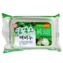 韩国 城愿三百草去灰皂百年草去泥皂/香皂 洗澡沐浴皂 180g