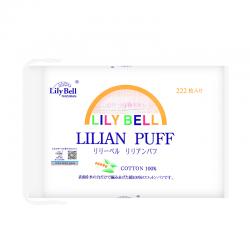 LilyBell/丽丽贝尔化妆棉 三层优质纯棉经典厚款卸妆棉 222片
