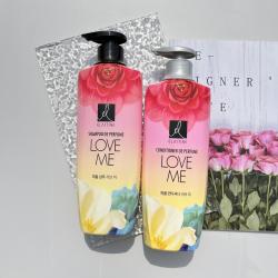 《贸》韩国LG 爱润丝ES香水洗发水护发素 花香洗发露 600ml