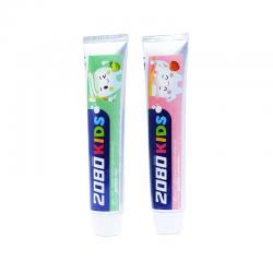 《贸》韩国爱敬2080儿童牙膏 宝宝牙膏低氟6-9岁 水果味口气清新 80g