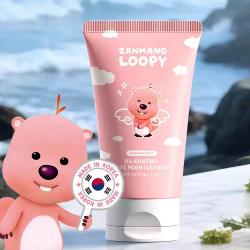 韩国原装进口赞萌露比ZANMANG LOOPY控油净透洁面乳男女生洗面奶