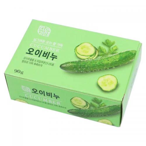 《贸》韩国芜琼花/无穷花 花小黄瓜洁面皂 香皂 沐浴皂 100g